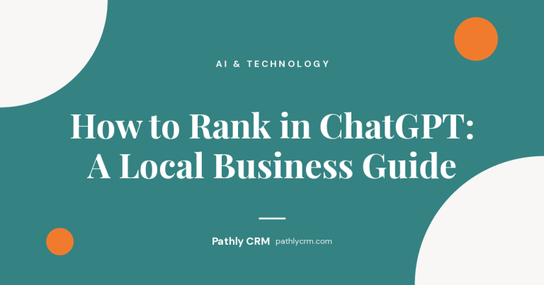 How to Rank in ChatGPT: A Local Business Guide